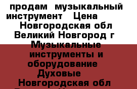 продам  музыкальный инструмент › Цена ­ 7 000 - Новгородская обл., Великий Новгород г. Музыкальные инструменты и оборудование » Духовые   . Новгородская обл.,Великий Новгород г.